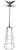 Black Vintage Taylor Ties Display Rack Stand For Sale - Image 8 of 16