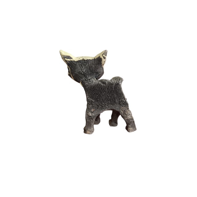 Jean Linard, Raku Cat Sculpture by Jean Linard, 2005, Ceramic For Sale - Image 4 of 9