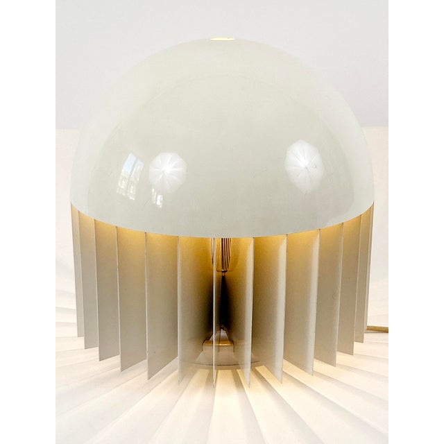 Metal Mid-Century Modern Table Lamp by Giancarlo Mattioli for Sirrah, Italy, 1969 For Sale - Image 7 of 18