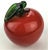Glass Hand Blown Apple Decorative Ornament For Sale - Image 9 of 9