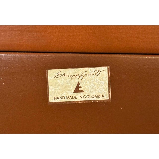 Late 20th Century Enrique Garcel Deco-Style Lacquered Credenza Handmade in Colombia For Sale In New York - Image 6 of 15