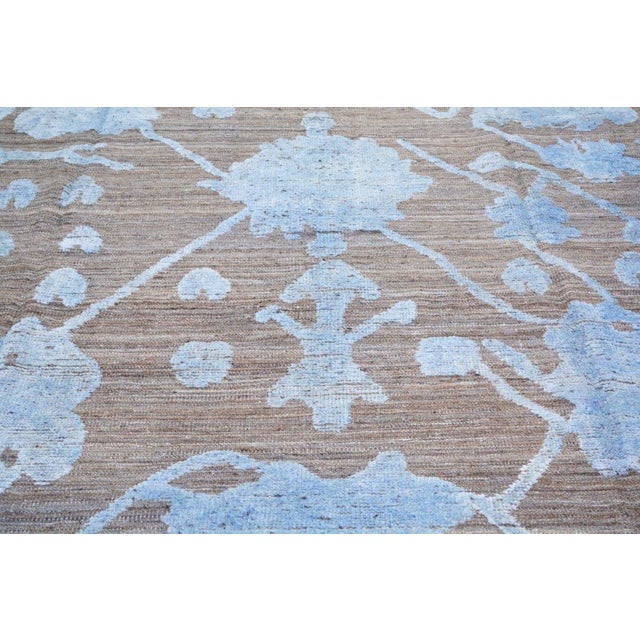 2020s New Turkish Oushak Professional Hand Knotted Wool Rug, 10'4x14'7 For Sale - Image 5 of 6