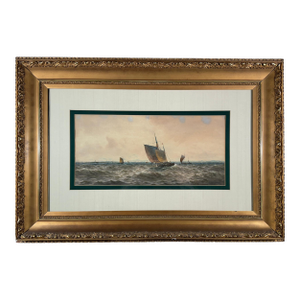 William Thomas Nicholas Boyce (Uk, 1857-1911), Original Watercolor, 1904