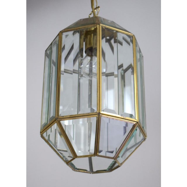 Gold Lantern in the style of Adolf Loos, 1960s For Sale - Image 8 of 9