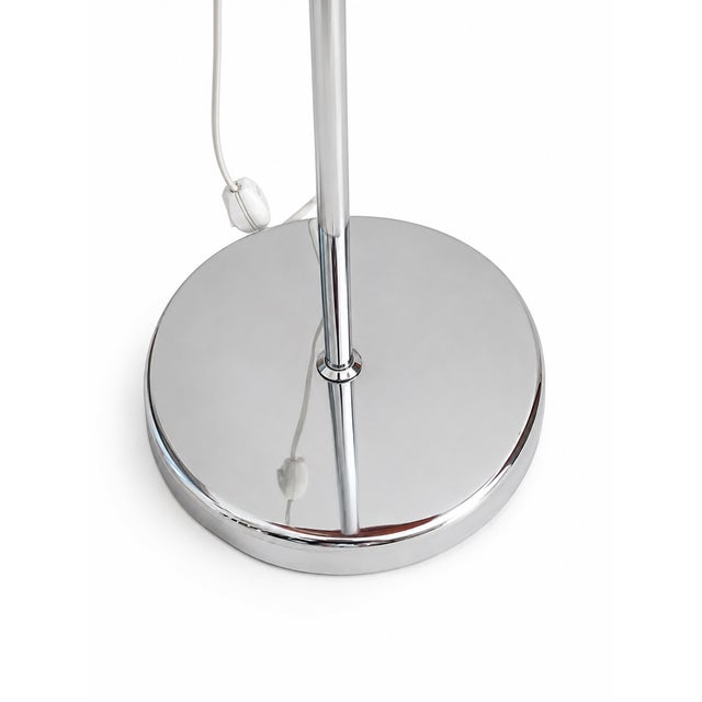 Metal Large Hungarian Space Age Floor Lamp by Szarvasi, 1970s For Sale - Image 7 of 8