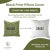 Not Yet Made - Made To Order Fabdivine Linen Cushion Cover 18x18 Inch - Firoza For Sale - Image 5 of 5
