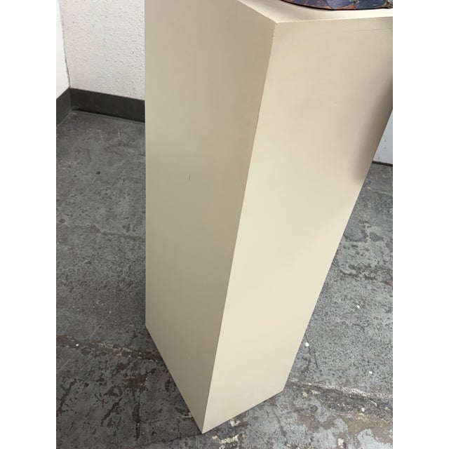 Bondene Allen Ceramic Figural Rock Star Sculpture + Pedestal Stand, Circa 1989 For Sale In San Francisco - Image 6 of 12