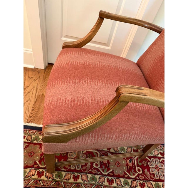 Mid 20th Century Upholstered Lolling Chair For Sale - Image 5 of 6