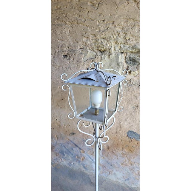 Wrought Iron Floor Lamps, 1950s, Set of 2 For Sale - Image 6 of 12