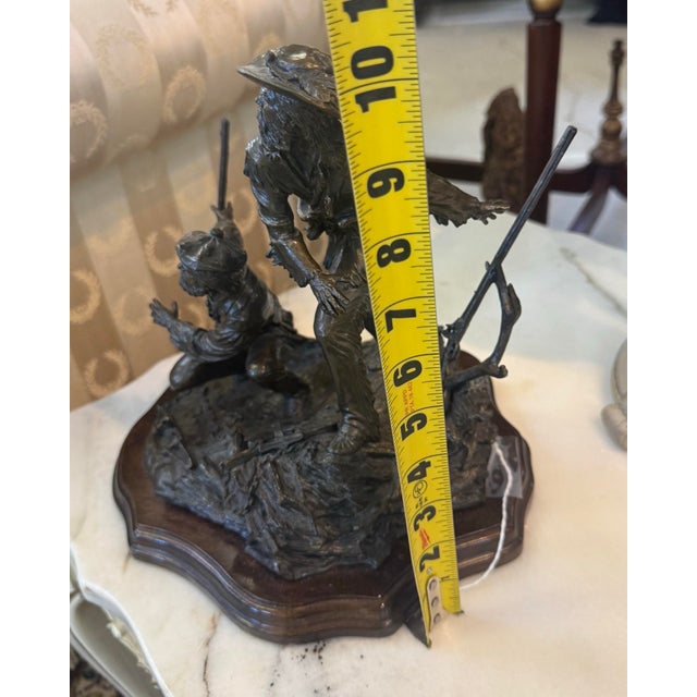 Douglas Downs "Partners" 1987 Bronze #3/25 8x10 For Sale - Image 9 of 9