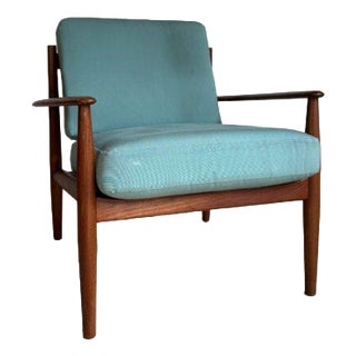 Vintage Armchair by Grete Jalk, Denmark, 1960 For Sale