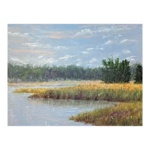 "Marsh Morning" Contemporary Original Impressionist Style Landscape Painting by Deb Bossert
