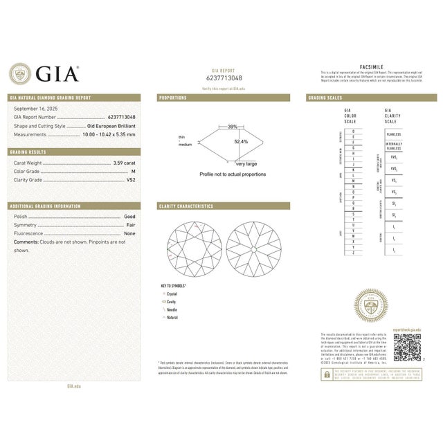 1910s Belle Époque French Gia 3.59 Carat Old European Cut Diamond Platinum Necklace For Sale - Image 11 of 11