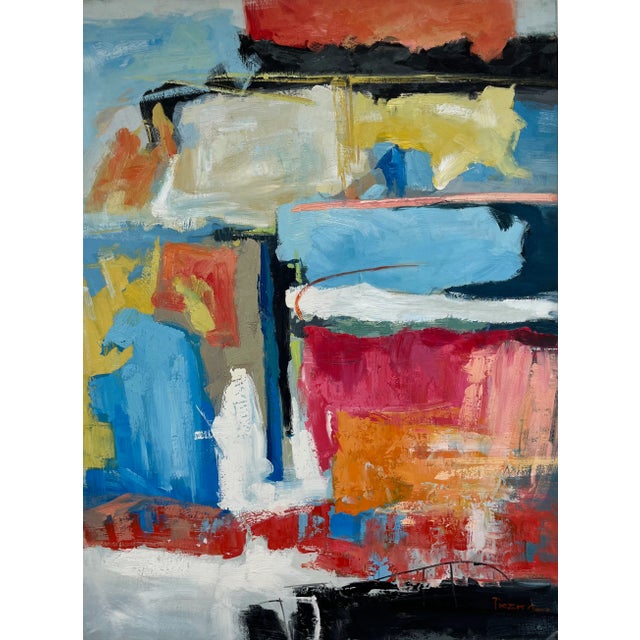 Contemporary Abstract Original Oil Painting For Sale