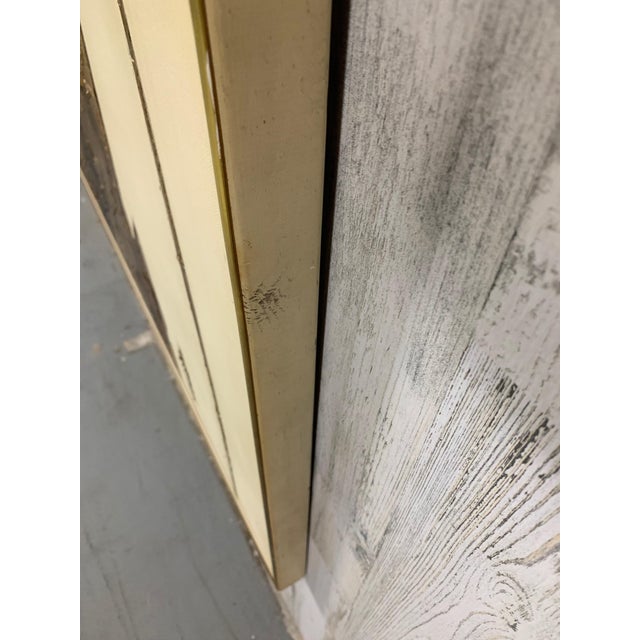 Vintage Brutal Skyline Painting on Canvas Chairish