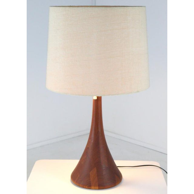 Large Wooden Table Lamp from Domus For Sale - Image 14 of 16