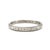 Art Deco Antique Platinum Wedding Band, Stacking Ring, Size 7.75 For Sale - Image 4 of 14