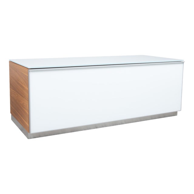 Wood and Glass Sideboard from Spectral For Sale
