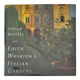 1997 Edith Wharton's Italian Gardens Book For Sale