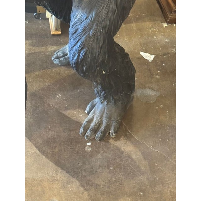 Plastic Vintage Carved Gorilla For Sale - Image 7 of 9