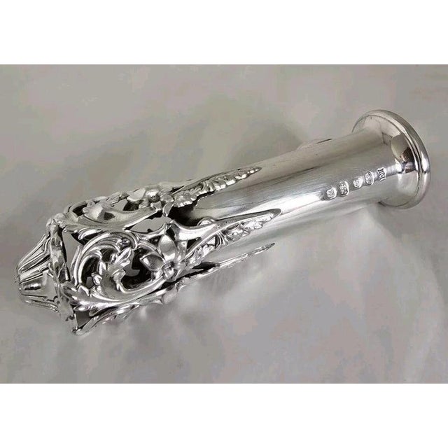 2000 - 2009 Sterling Silver Bouquet Holder for Wedding Flowers, 2003 For Sale - Image 5 of 17
