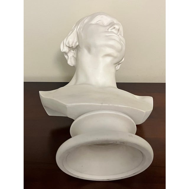 Antique 19th Century English Parian Porcelain Bust of President George Washington After Houdon For Sale - Image 16 of 16