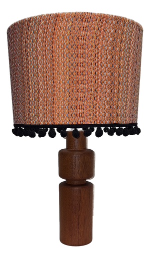 Vintage Danish Table Lamp in Teak from Lamplove, 1970s
