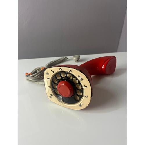 Ericofon Telephone in Red by LM Ericsson For Sale - Image 5 of 11