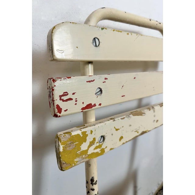 Vintage Industrial Beige Chair, 1960s For Sale - Image 12 of 18