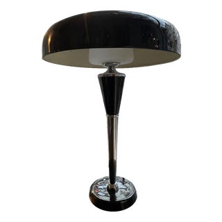 Art Deco Table Lamp in Black For Sale