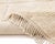 Contemporary Asymmetric Cross Tone-on-Tone Hand-Knotted Wool Rug | 12'11" X 10'0" | One of a Kind For Sale - Image 3 of 8