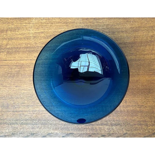 Postmodern Postmodern Danish Crystal Glass Bowl by Anja Kjaer for Royal Copenhagen For Sale - Image 3 of 11