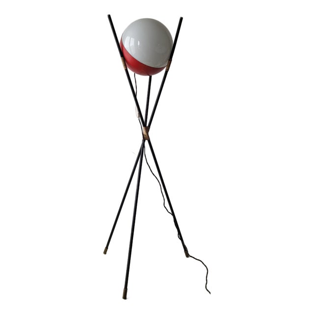Vintage Trippiede Floor Lamp by Angelo Brotto for Esperia Italy, 1950s For Sale