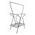 Mid Century Modern 1950s Kitsch Magazine Rack Holder Wrought Iron Vintage Richard Galef Restored For Sale