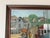 1960's Dan Steinberg Harbor Stroll - Landscape Scene Oil Painting, Framed/ Sold For Sale In Miami - Image 6 of 12