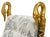 19th Century Huge Palace Throne Arm Chair W Carved Swan Head Finials on Block & Ball Arm Rests & Leg For Sale - Image 5 of 6