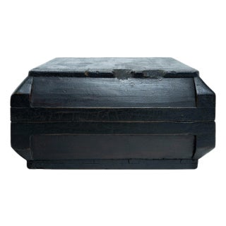 Chinese Black Lacquer Snack Box, C. 1820 For Sale