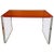 Orange Acrylic Top Desk or Game Table For Sale - Image 9 of 9