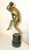 Large Antique Austrian 1800's Karl Perl Figural Nude Art Deco Lady Bronze Statue For Sale - Image 4 of 12