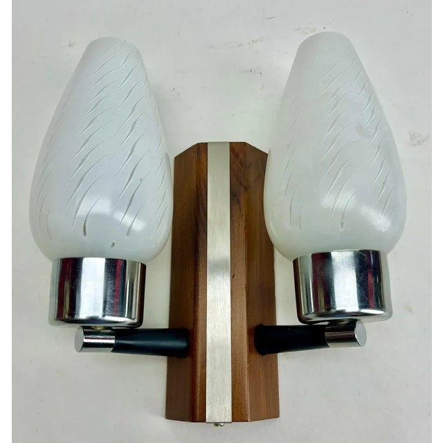 Vintage Wall Mount Lamp by Egon Hillebrand for Hille, 1965, Set of 2 For Sale - Image 6 of 11