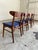 Mid-Century Modern Mid Century Modern Danish Teak Dining Chairs Newly Upholstered - Set of 4 For Sale - Image 3 of 6