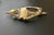 Vintage Solid Brass Neoclassical Door Knocker With Figural & Urn Motifs For Sale - Image 4 of 5
