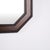Rectangular Mirror in Dark Wood, 1940s For Sale - Image 6 of 7