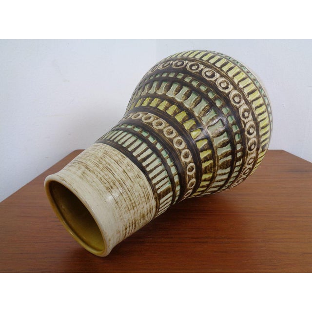 Fat Lava Ceramic Vase from Jasba, 1970s For Sale - Image 12 of 14