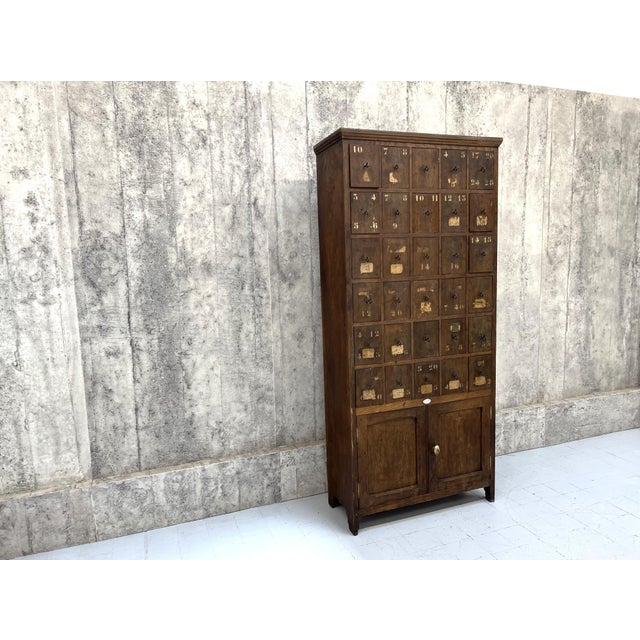 Dimensions: 89cm wide x 37cm deep plus 3cm knobs x 201.5cm high. Drawers 13cm wide x 30cm deep x 9cm inside and drawer...