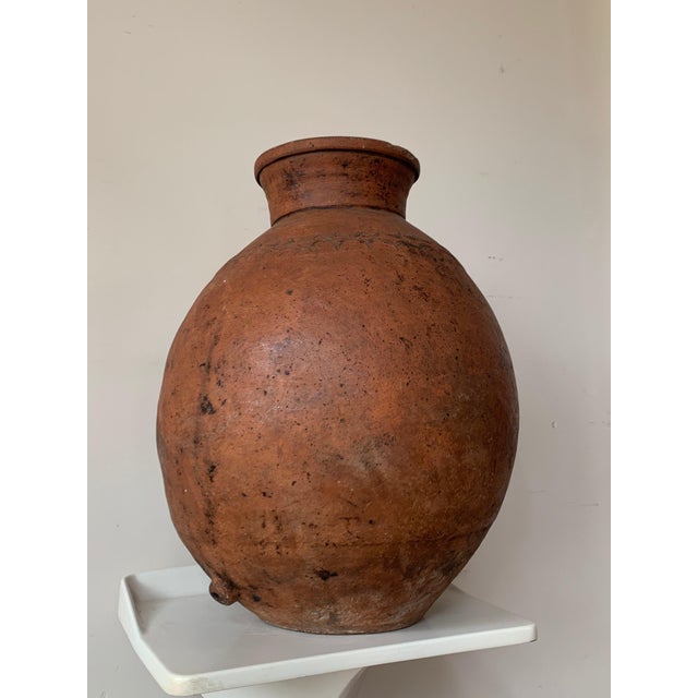 Early 18th Century 17th Century Large Red Terracotta Vessel, Vase, Planter with Low Tap For Sale - Image 5 of 18