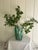 1960s Vintage 1960s Blenko Style Green Cast Glass Sculptural Vase For Sale - Image 5 of 5