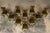 Set of 10 Mid-19th Century French Directoire Walnut Dining Chairs in Olive Green For Sale - Image 4 of 18