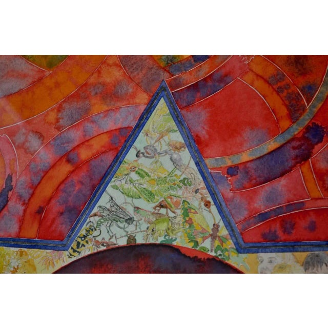 Paint "Emergence" by Kate McKennan 20th Century. Mixed Media Abstract For Sale - Image 7 of 9