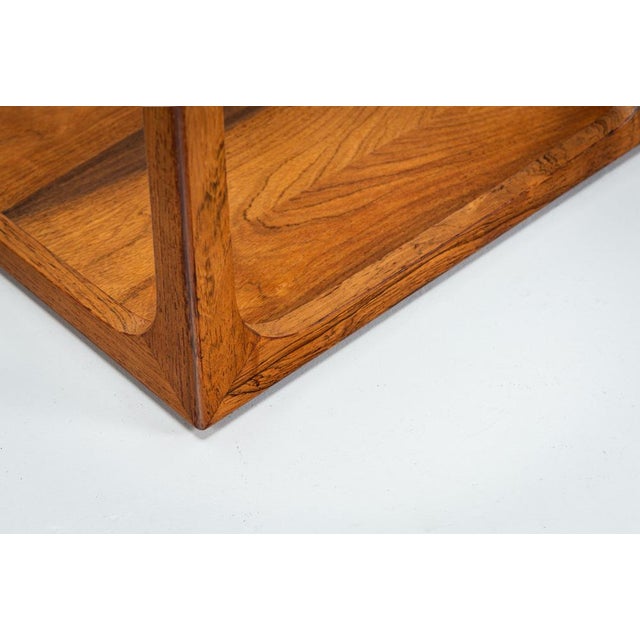 Side Table in Rosewood with Smoked Glass Top by Jacob Brink, 1960s For Sale - Image 10 of 13